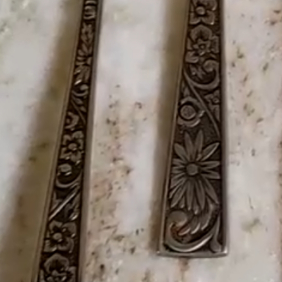 38 pc Japan Stainless Steal Supreme Cutlery Leaf Velvet Pattern - Picture 3 of 17